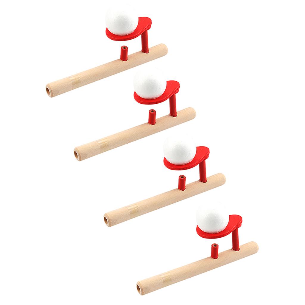Kids  Nostalgic Gadgets  Wooden Pipe Balance Blowing Ball Toys