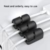 5Pcs Cable Clamp Data Line Fixer Holder Cylindrical Wire Management Clip Desktop Tool for Wall Desk Christmas Light
