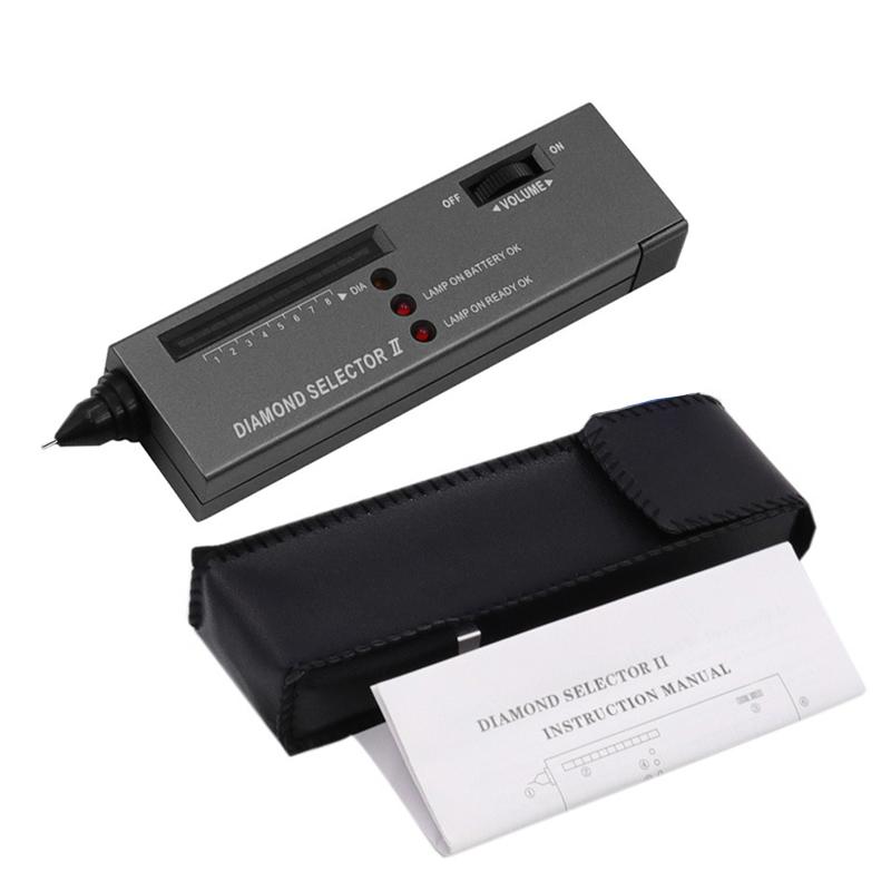 

Diamond Gems Tester Pen Portable Gemstone Selector Tool LED Indicator Accurate Reliable Jewelry Test Tool