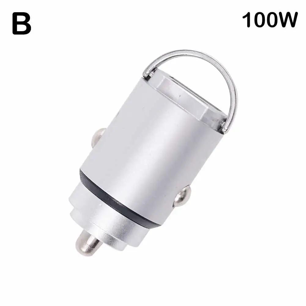 Pull Charger Car Accessories Super Fast Charging PD30W Flash 100W Charging Charging Metal Mini Hidden Car QC3.0 W5Q5