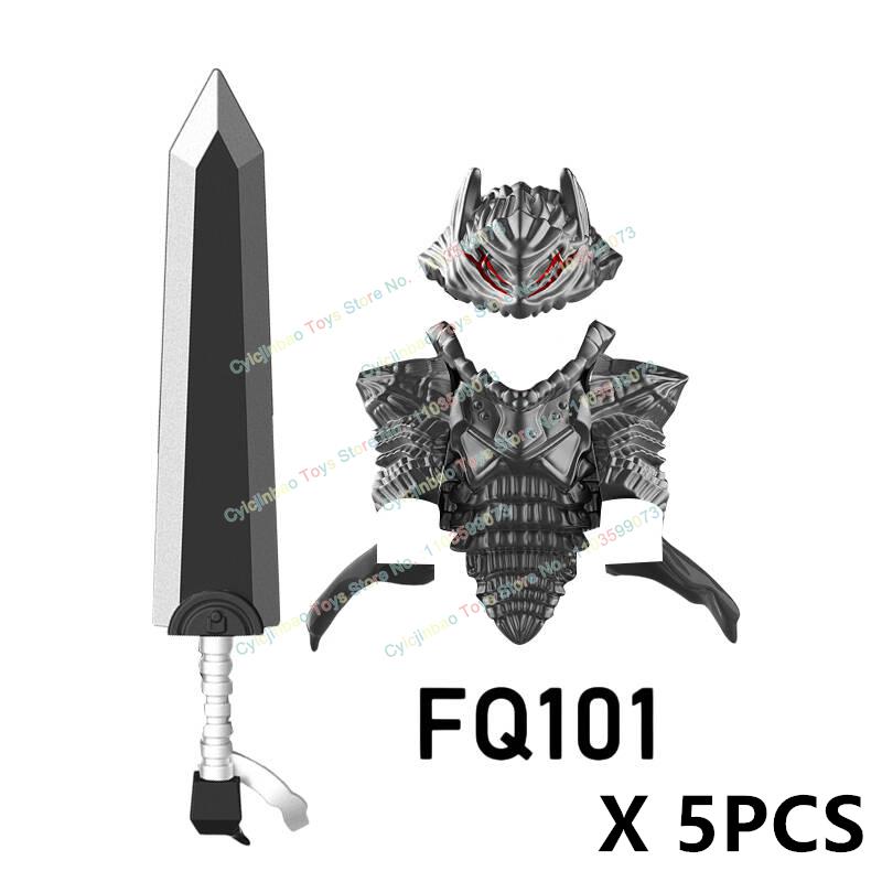 NOVÉ Kreslené Filmové Figurky Příslušenství Válečný Kůň Stavební Kostky Rytíř Těžká Zbroj Meč Zbraně Hračky pro děti dárky