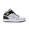 Air Jordan 1 Mid SE GS DIY Black White Retro Sneakers DC4099-100