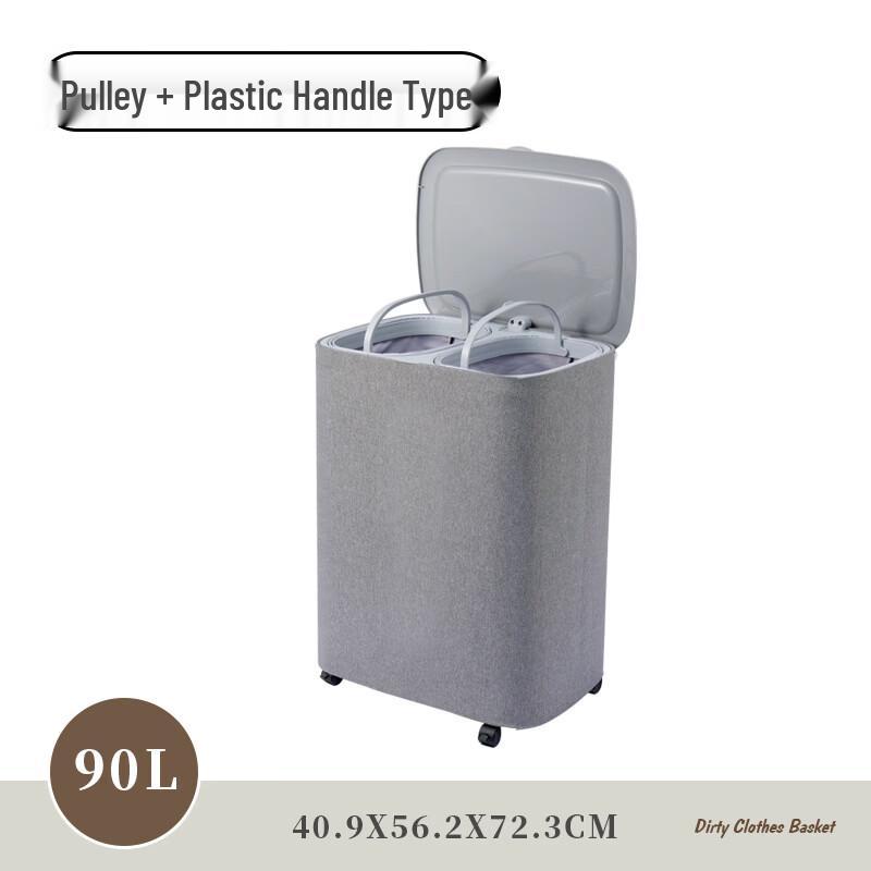 Foldable Oxford Fabric Laundry Hamper with Lid