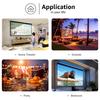 Portable Home Theater Projector Big Screen 1080P Display Perfect For Students And Family Entertainment