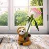 Adorable Sloth Resin Ornament for Coffee Shop, Office, or Garden Decor