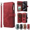 Zipper Wallet PU Leather Phone Case for Xiaomi Redmi 9A 9C 10A 10C 12 13C 14C A1 A2 A3 K50i Series Flip Card Slots Wallet Cover