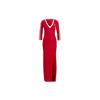 (WMNS) originals Adicolor Classics 3-Strepen Maxi Jurk Aziatische Maatvoering 'Rood' Dames II0750