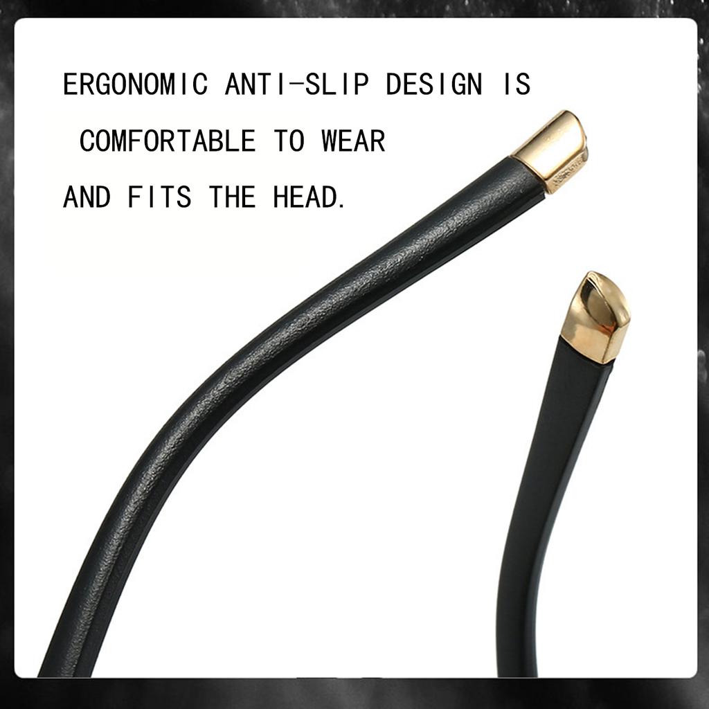 New Fashion Rimless Trim Men's Sunglasses Outdoor Cycling Driving Sunscreen UV Sunglasses.