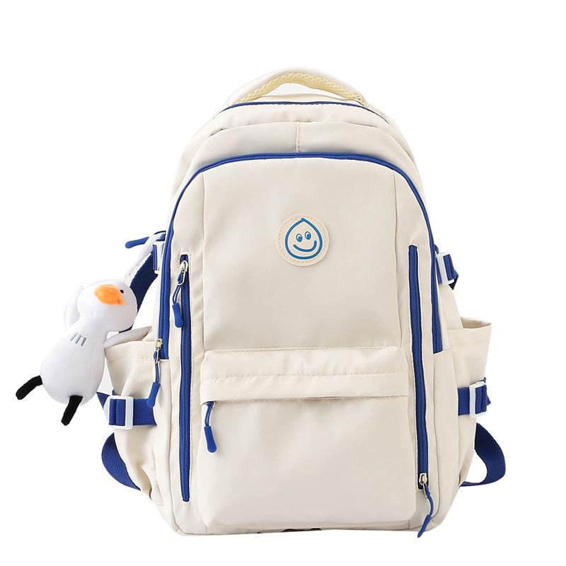 Schoolbag School Bag Girls Junior High School Students Japanese Printed Bear ins Backpack Large Capacity College Students Commuter Backpack Casual