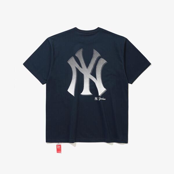 New Era New York Yankees T-shirt Mezzitoni Blu 15147536