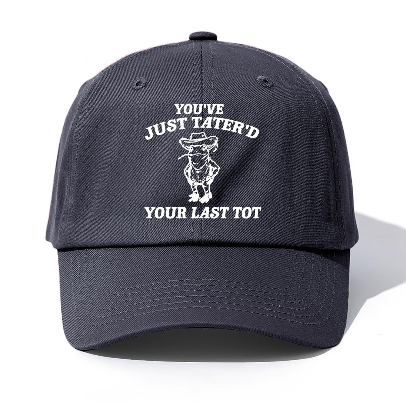 

1pc LAST TOT Print Baseball Cap for Adults,Minimalist Retro Style Casual Soft Adjustable Dad Hat,Perfect As Gift серый
