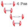 4Pcs / 6Pcs Non Slip Shoe Widener Expander for Men & Women Adjustable Mini Shoe Stretchers-- Red High Heel Shoe Trees Shaper