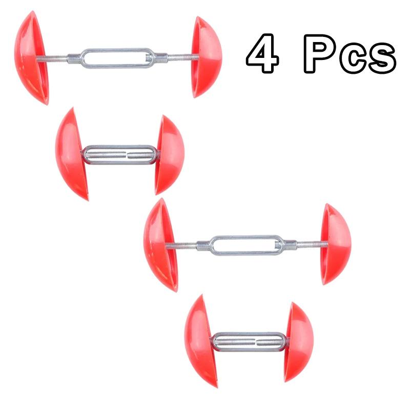 4Pcs / 6Pcs Non Slip Shoe Widener Expander for Men & Women Adjustable Mini Shoe Stretchers-- Red High Heel Shoe Trees Shaper