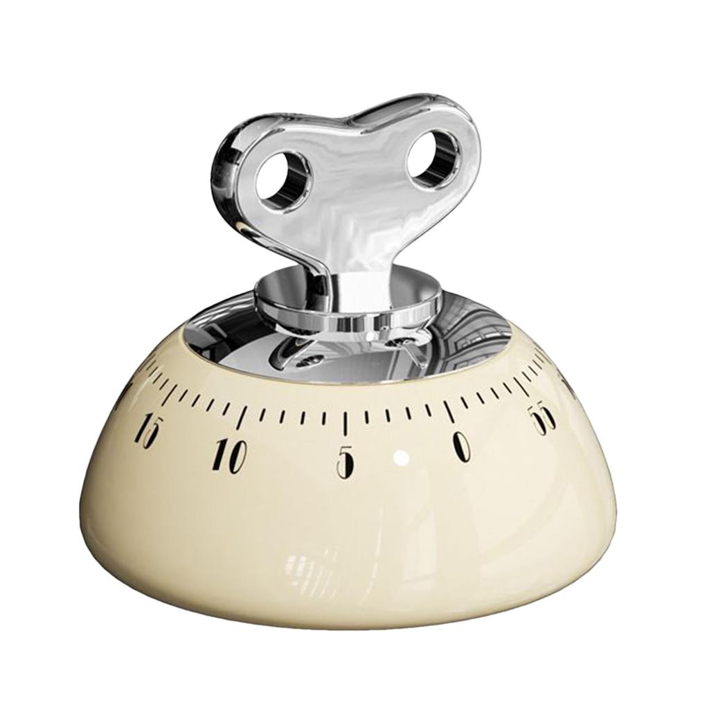 Mechanical Kitchen Timer 1-60 Minutes, Loud Alarm Magnetic Back, Countdown Timer, Egg Timer, Mechanical Movement, No Batteries Required
