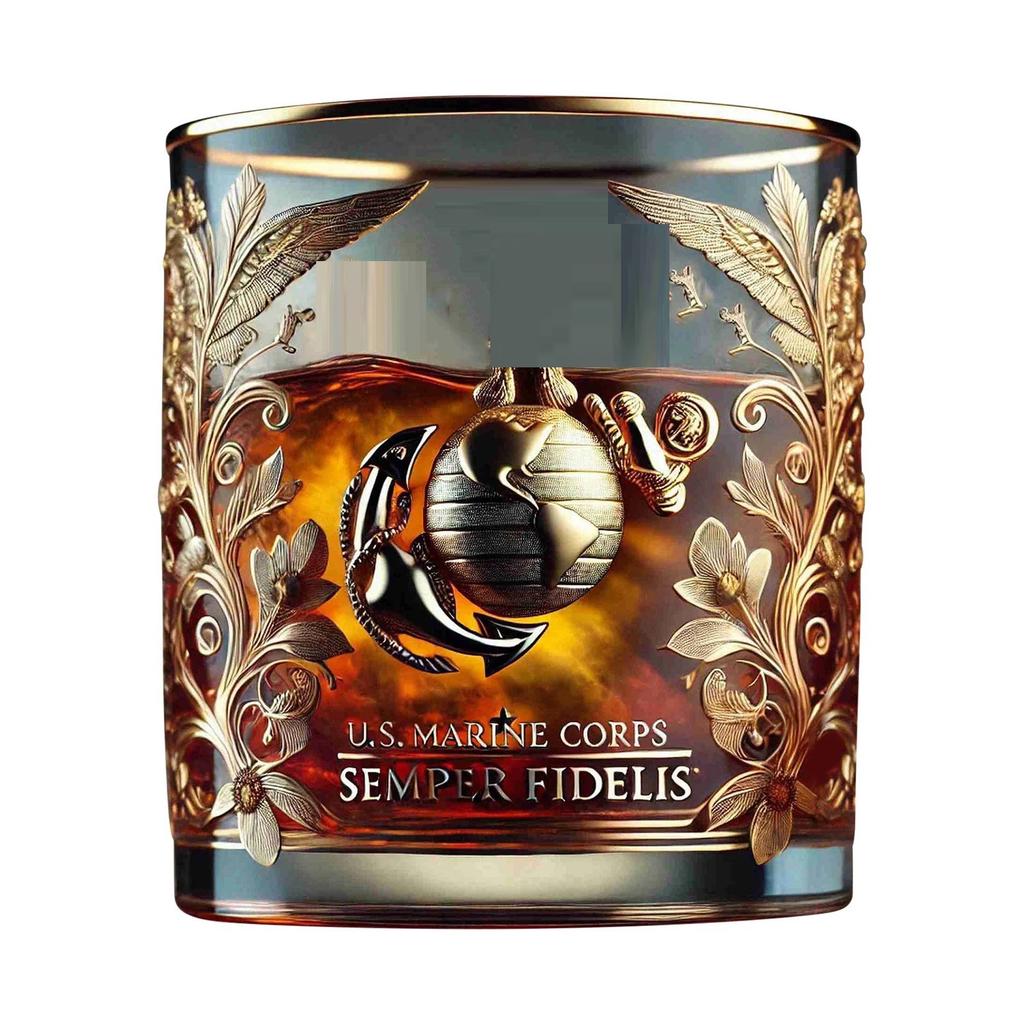 Tribute Glass Personalized Tribute Glass,  For Birthdays And Patriotic Celebrations – Ideal For Honoring Veterans And Cherishing Lasting Memories
