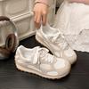 2025 Spring New Forrest Gump Women's Shoes Versatile Comfortable Flat-bottomed Lace-up German Training Shoes Fashion Trend Casual Sports Shoes