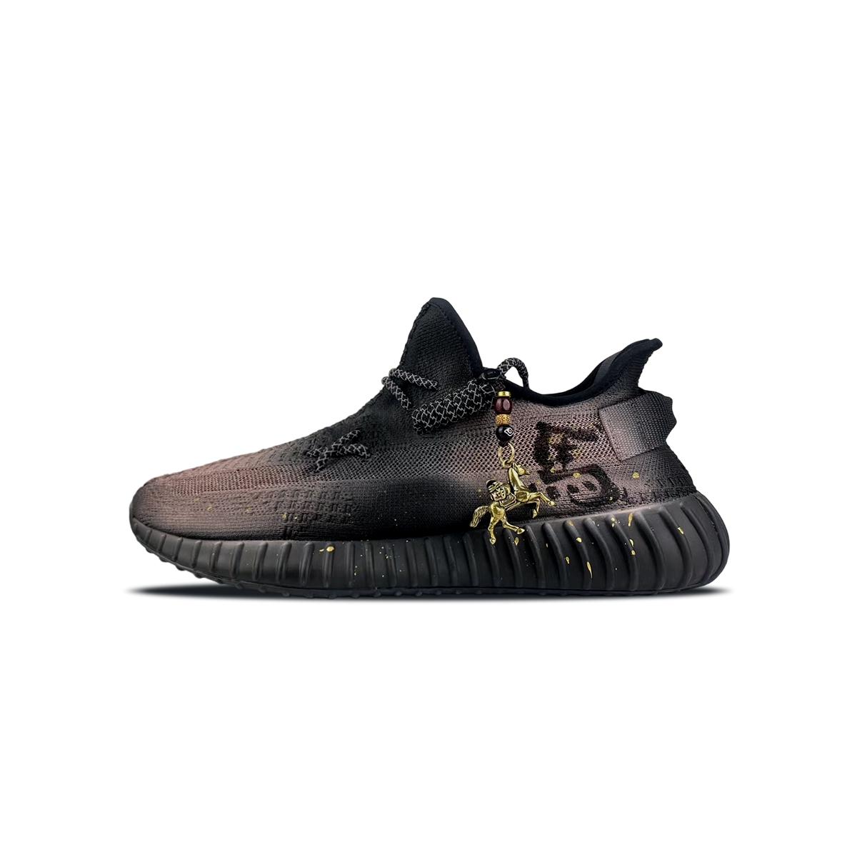 

Adidas Originals Yeezy Boost 350 V2 Low top Casual Shoes Unisex Black HQ4540(Team373-) 36