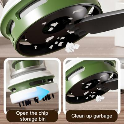 Desktop Vacuum Cleaner Cordless Mini Table Dust Vaccum Cleaner Handheld Computer Air Duster for Office Desktop Laptop Keyboard Car Home Cleaning