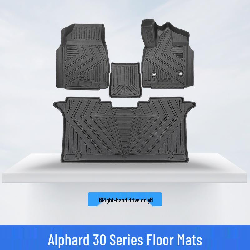TPE Foot Pads for Toyota Alphard 30/40 Series RH Drive BGE Carpet Mats