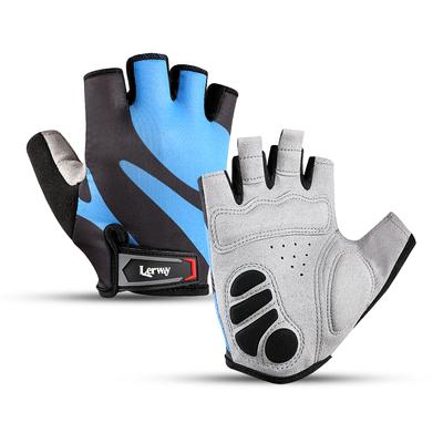 Sommer-Halbfinger-Profi-Fahrradhandschuhe, rutschfeste, stoßfeste Polster, verschleißfeste MTB-Wanderhandschuhe für Fahrräder und Motorradfahrer, Herren