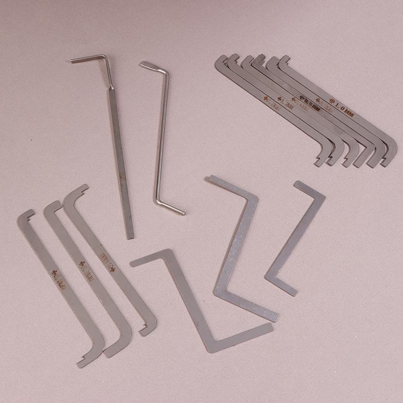6/11Pcs High Quality Practical Lock Tool Set Replacement Turning Tool / Double Head Tension Wrench Emergency Tools
