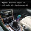 ISGTDRM 8.5cm Car Ctylish Gear Shift Knob Stick Manual Transmission Universal Car Aluminum Extended Gear Shifter Gear Head Knob