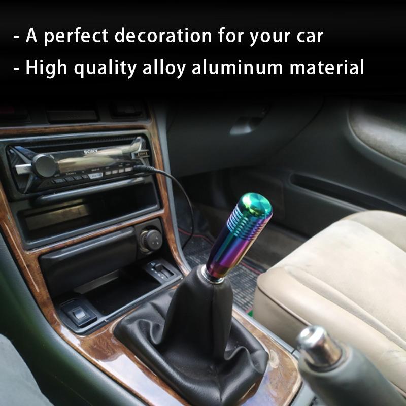8.5cm Car Ctylish Gear Shift Knob Stick Manual Transmission Universal Car Aluminum Extended Gear Shifter Gear Head Knob