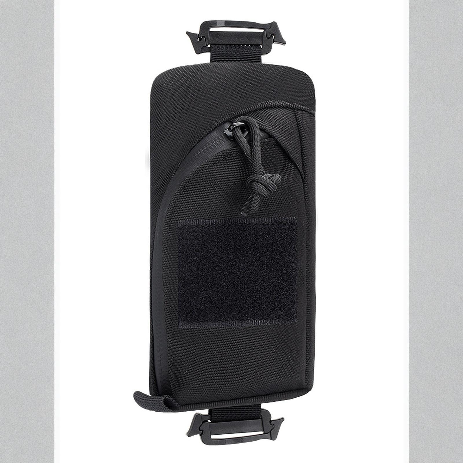 

1Pcs 9×2×17cm Molle Bag Backpack Shoulder Strap Accessory Pouch, Multifunctional EDC Tool Pockets Small Compact Pouchs One Size