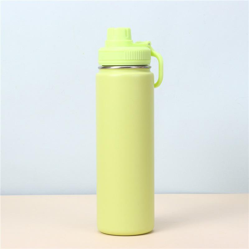 Lulu Celebrity Dopamine Color Yoga Water Bottle, 710ml, Large Capacity Portable Insulated Stainless Steel Cup 710ml