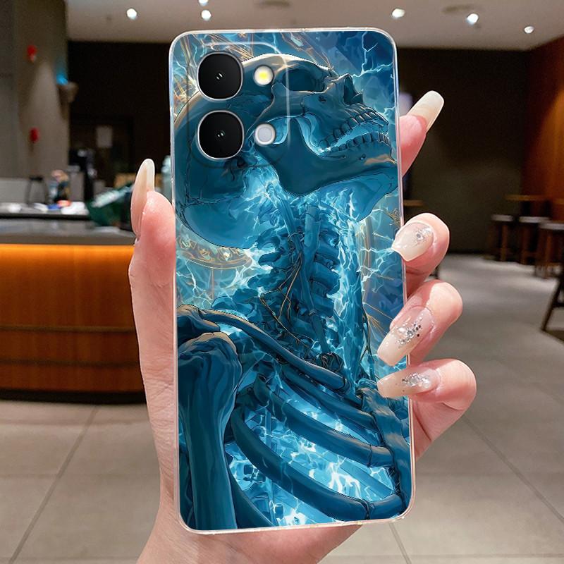Casing For Vivo Y31d 4G VivoY31d V2543 Phone Case Luxury Dragon Cute Cool Boys Girls Soft silicone Back Cover Transparent Shell