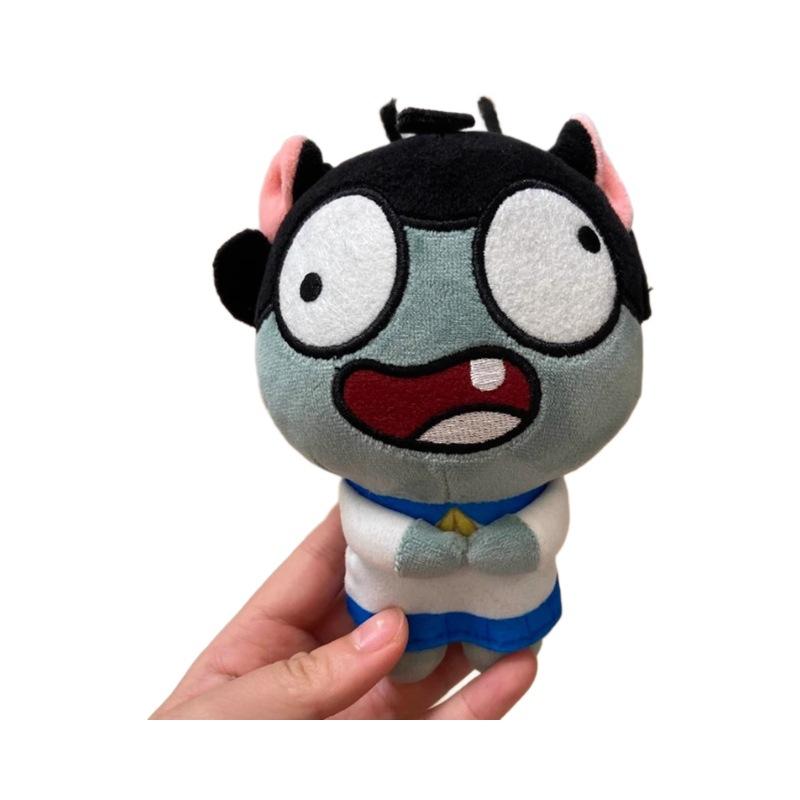 My Little Brother Worships You Zombie Doll Voice Pendant Ugly Cute Doll Plush Toy Bag Keychain