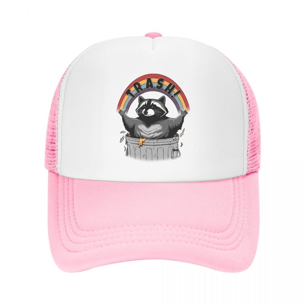 Șapcă de baseball Retro Live Fast Eat Trash Raccoon în aer liber, unisex, WoUnisex, reglabilă, pălărie de camioner, șapcă de primăvară snapback