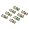 8 Pcs Car Tire Pressure Caps 35 PSI 2.4 Bar TPMS Tire Pressure Monitor Sensor Indicator 3 Color Alert