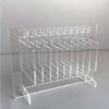 Nail Hanger Display Stand Acrylic Hanging Transparent   Nail Sample Display Stand with 10pcs Hanger