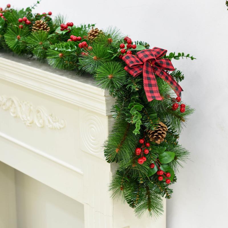 2.7m Christmas Garland for Decoration - Tree, Wreath, Wall, Door Hanging, Hotel, Shopping Mall Display