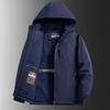 Men's High-End Windproof Fleece Jacket - Autumn/Winter Casual Outdoor Workwear