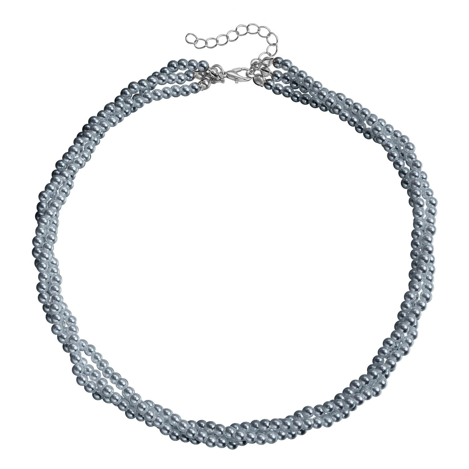 

Аксессуары Французское Расписное Стекло Ожерелье из Бусин Плетеная Шейная Цепочка Легкая Роскошная Текстурированная Цепочка для Ключицы