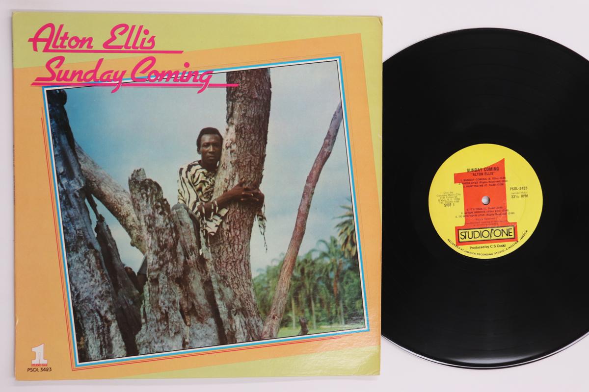 

LP Record ALTON ELLIS Sunday Coming PSOL3423 STUDIO ONE US Reggae Ska Dub Used