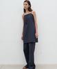 Seolan Linen Blend Midi Dress_Navy