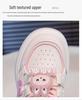 Girls' 2026 Cartoon Velcro Casual Sports Shoes - Non-slip, Spring/Autumn, Student Single Shoes