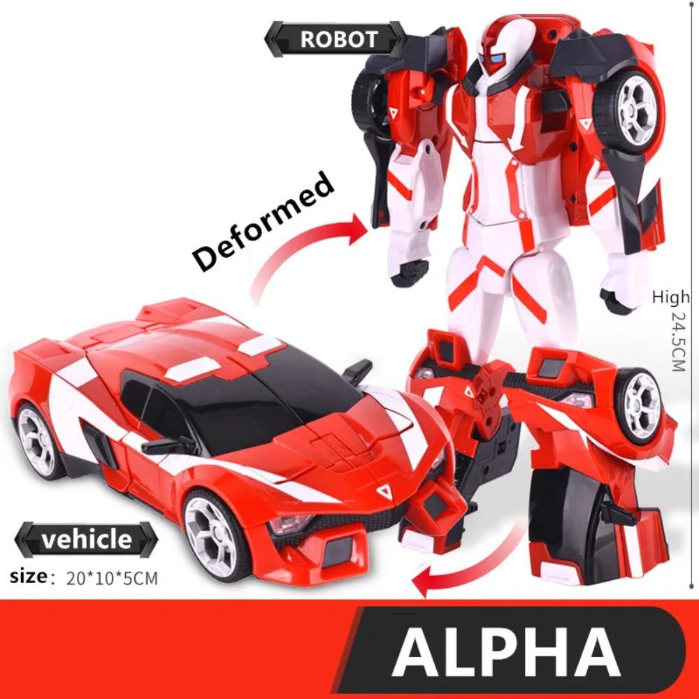 Original Tobot Deformation Robot 6 In 1 Transforming Car ALPHA  Action Figure Korea Anime Cartoon Brothers Warrior MAGMA Toys