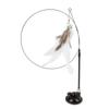 Interactive Cat Toy Funny Simulation Bird Feather with Bell Cat Stick Toy for Kitten Playing Teaser Wand Toy Pet Cats Supplies