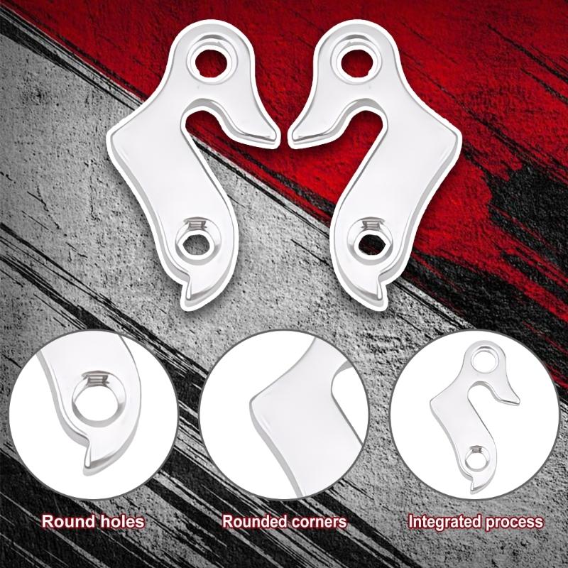 1pair Universals Bike Rear Derailleur Tail Hook Bicycles Rear Derailleur Hanger Cycling Frame Gear Tail Hook Enduring