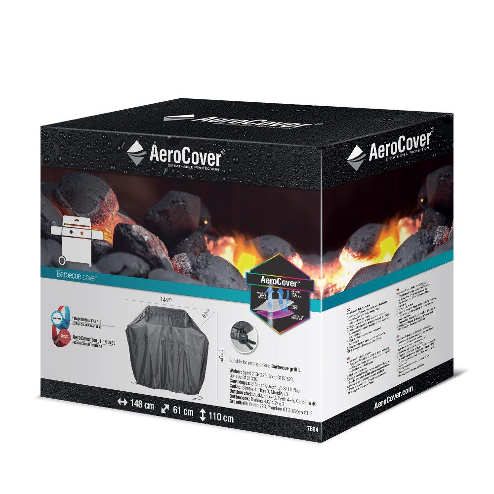 Gas Grill Cover 7854 61X148X110 Aerocover Gray Homms