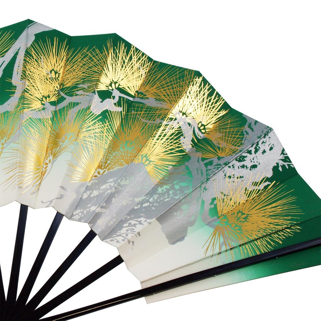 Osaka Choseido Dance Pine Made In with Scented Original Set In Paper Japanese Souvenir for Fan, Design, 29cm, Japan, Kyoto-style Fan, Sachet, Box,