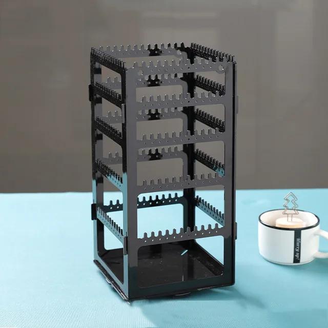 Detachable Rotating Jewelry Storage Box, Earring Display Stand, Bracelet Organizer, Necklace Rack, 360 Degree