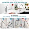 Faucet Nipple with Locking Nut and Washers 6 Inch Extra Length Shank Nuts Faucet Tap Extension Threaded Pipe Mounting Hardware Part 15cm