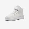 Anta Kids Synthetic Leather Fashion Versatile Non-Slip Wear-Resistant Lightweight Shock Absorbing High-Top Sneakers Men Sneakers White A12438004-3
