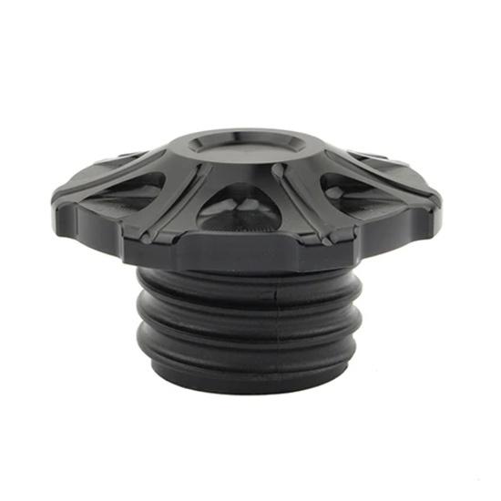Gas Cap Vented Cross Fuel Tank Cap For Harley Touring Road King Street Glide Sportster 883 Dyna Softail 96-2020 Motorcycle Black