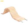 55KF Wooden Ladder Climbing Bridge Natural Chews Bendable Tunnel for Hamster Small Animals